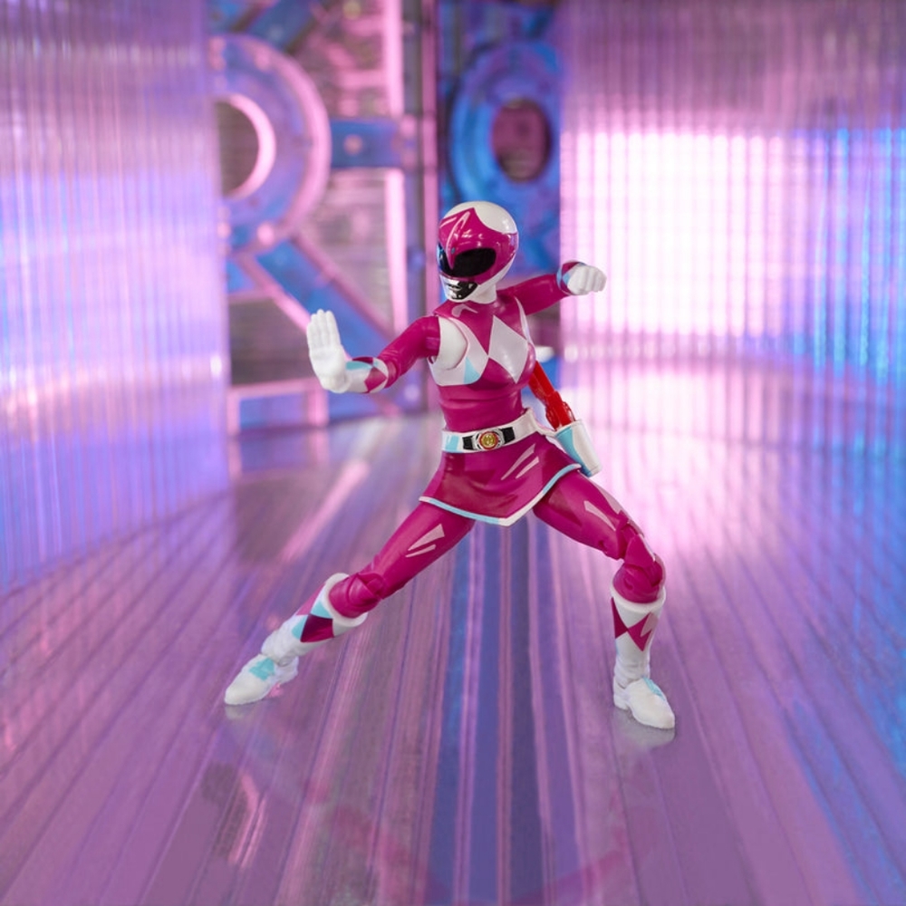 Power Rangers Lightning Collection Mighty Morphin Pink Ranger Action Figure NEW - Picture 5 of 8